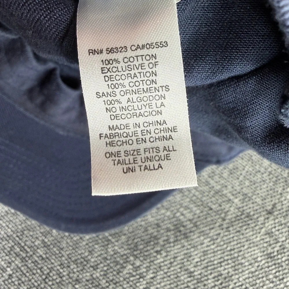 Vintage Nike Team USA Basketball Hat Cap Navy Blue Cotton One Size Strapback 90s